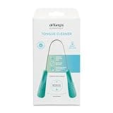 DrTung's Stainless Tongue Scraper - Tongue Cleaner for Adults, Kids, Helps Freshens Breath, Easy to Use Comfort Grip Handle, Comes with Travel Case - Stainless Steel Tongue Scrapers (1 Pack)