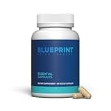 Blueprint Bryan Johnson Essential Capsules - Daily Multivitamin/Multimineral for Women and Men - Antioxidant Supplement with Calcium, Vitamin B1, Vitamin D, and Zinc - Vegan and Non GMO (30 Servings)