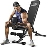 FLYBIRD Weight Bench, Adjustable Strength Training Bench for Full Body Workout with Fast Folding-New Version