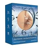 Herbatonin® 0.3 mg - The First Plant-Based, Natural Melatonin Supplement (Phyto-Melatonin) - Low Dose Sleep Aid, Supports Circadian Rhythm & Cellular Health - 90 Capsules (90 Day Supply)
