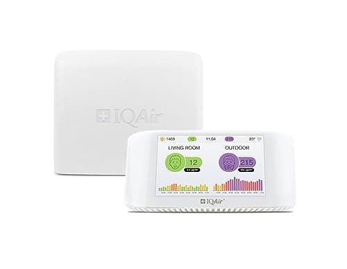 IQAir AirVisual Air Quality Monitor Bundle, Swiss-Designed Indoor & Outdoor Sensors, Professional Grade Real-Time Air Quality Tracking
