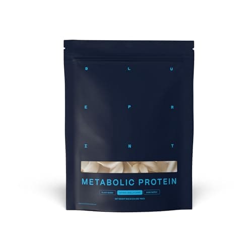 Blueprint by Bryan Johnson Vegan Protein Meal Replacement – Plant Based Hemp Protein with 27g Protein Per Serving – Low Calorie, Flavored Protein for Women & Men – Dairy Free – 15 Servings - Vanilla